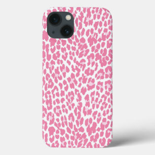 Pink Leopard Pattern iPhone 13 Case