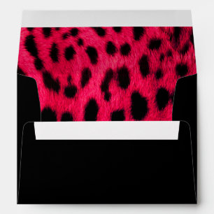 "Pink Leopard Print" Envelopes