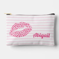 Pink Leopard Print Kiss -  Personalised