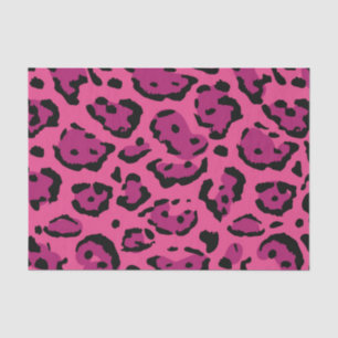 Pink Leopard Print  Tissue Paper