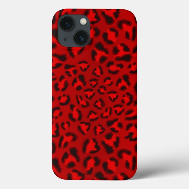Pink leopard texture pattern. Case-Mate iPhone case (Back)