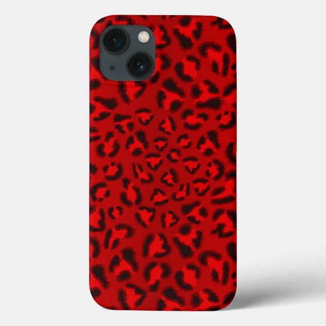 Pink leopard texture pattern. Case-Mate iPhone case (Back)