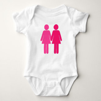 Pink Lesbians Baby Bodysuit