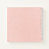 Pink Letters to My Daughter Keepsake Memory Notebook (Back)