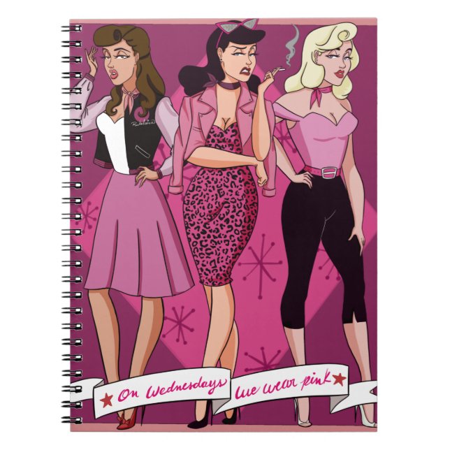 Pink Libreta Notebook (Front)