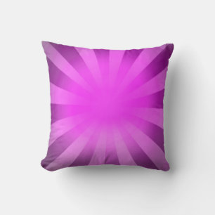 Pink Light Abstract Art Ray Sun Cushion