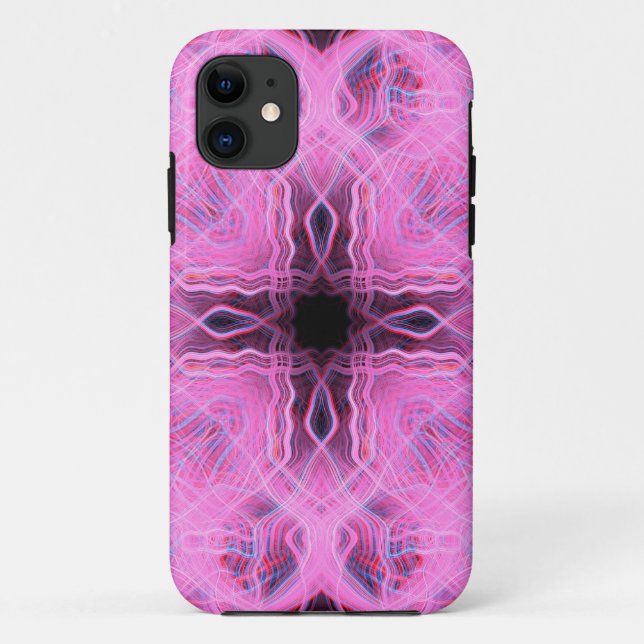 Pink light trails pattern Case-Mate iPhone case (Back)