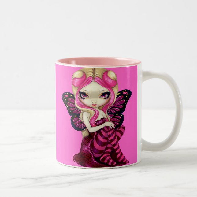 "Pink Lightning" Mug (Right)