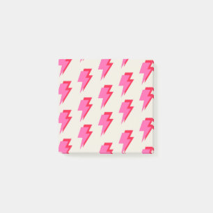 Pink Lightning Stylish Back-to-School Stationery Post-it Notes