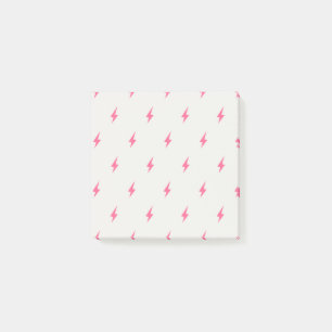 Pink Lightning Stylish Back-to-School Stationery Post-it Notes