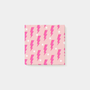 Pink Lightning Stylish Back-to-School Stationery Post-it Notes
