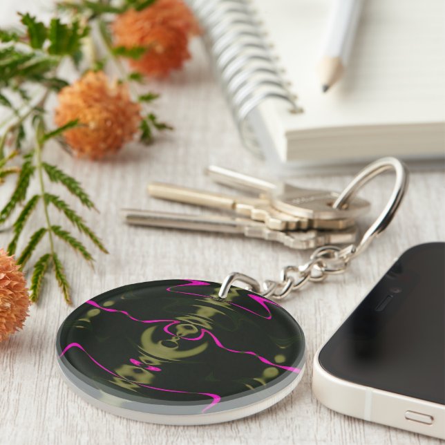 Pink Lights Key Chain (Front Right)