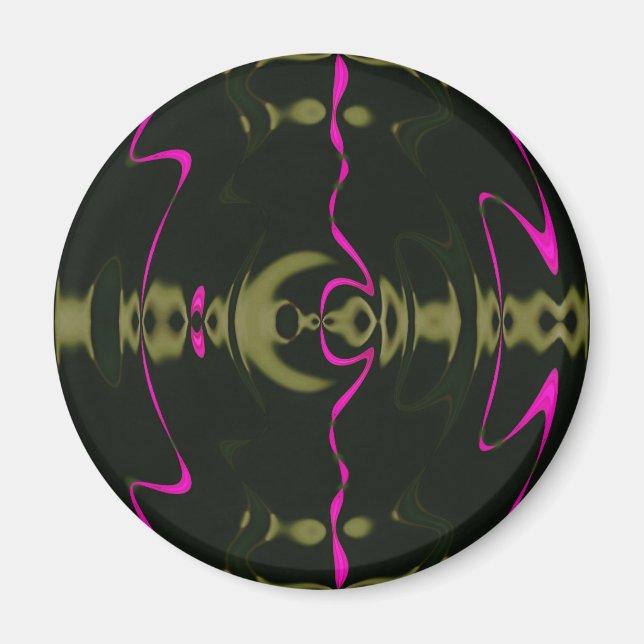 Pink Lights Magnet (Front)