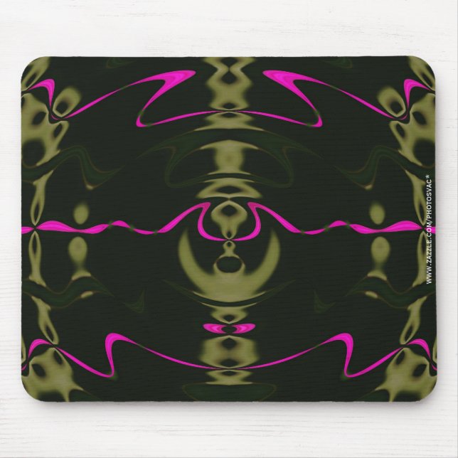 Pink Lights Mouse Pad (Front)