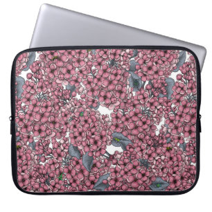 Pink Lilac garden Laptop Sleeve