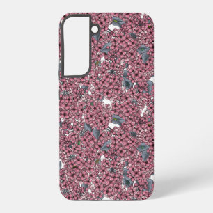Pink Lilac garden Samsung Galaxy Case
