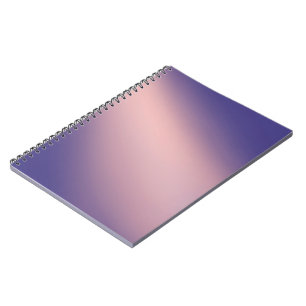 Pink Lilac moonlight ombre effect Notebook