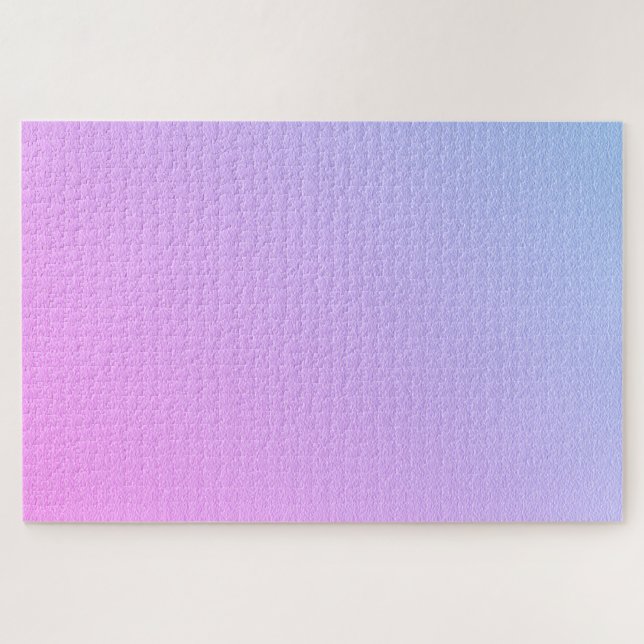 Pink Lilac ombre splash paint texture pattern Jigsaw Puzzle (Horizontal)