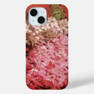 Pink Lilacs by Vincent van Gogh, Still Life Flower iPhone 15 Case