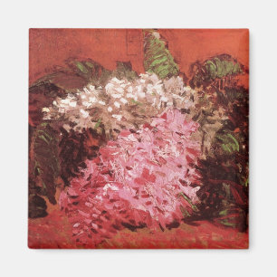 Pink Lilacs by Vincent van Gogh, Still Life Flower Magnet