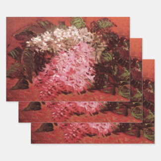 Pink Lilacs by Vincent van Gogh, Still Life Flower Wrapping Paper Sheet