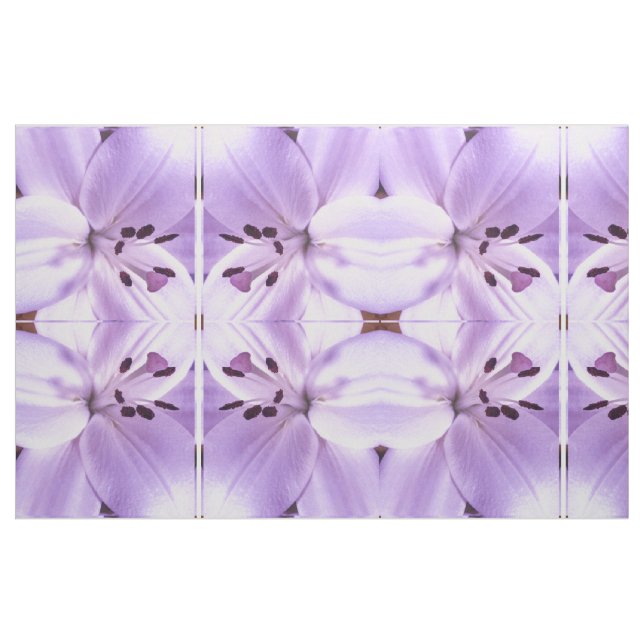 Pink Lilies Fabric (Yard)