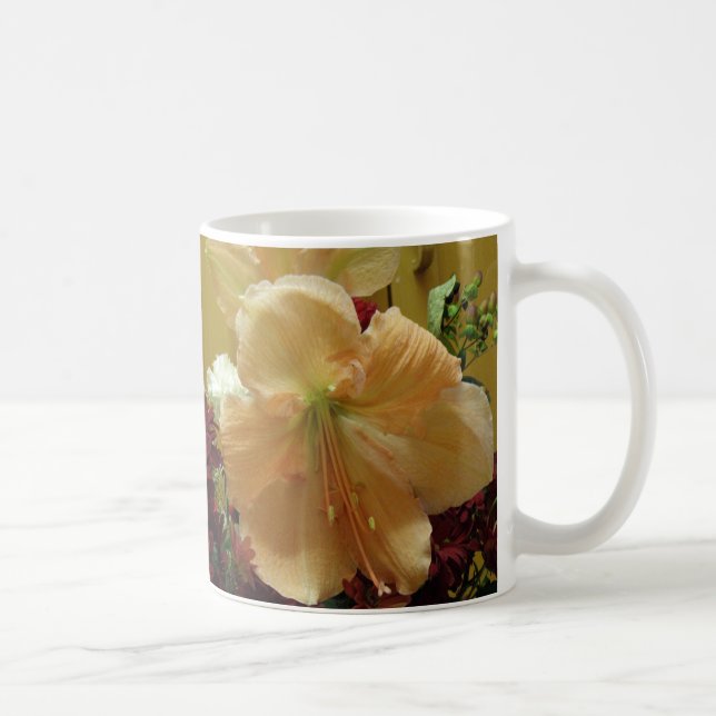 Pink Lily Bouquet Mug (Right)