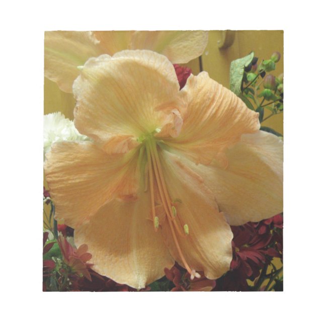Pink Lily Bouquet Notepad (Front)