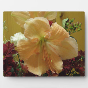 Pink Lily Bouquet Plaque