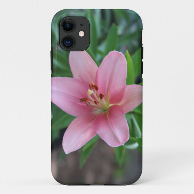 Pink Lily Case-Mate iPhone Case (Back)
