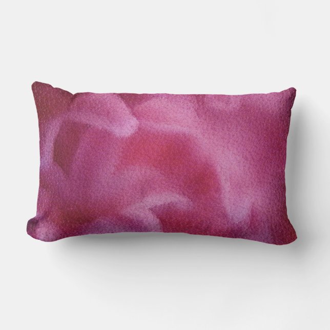 Pink Lily flower Painting Art - Pillow (Front)