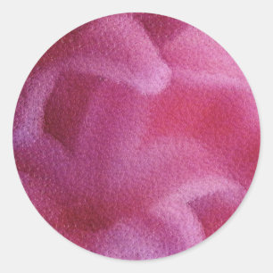 Pink Lily flower Painting Art Sticker