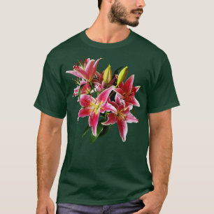 Pink Lily Flowers T-Shirt