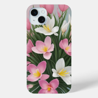 Pink lily iPhone / iPad case