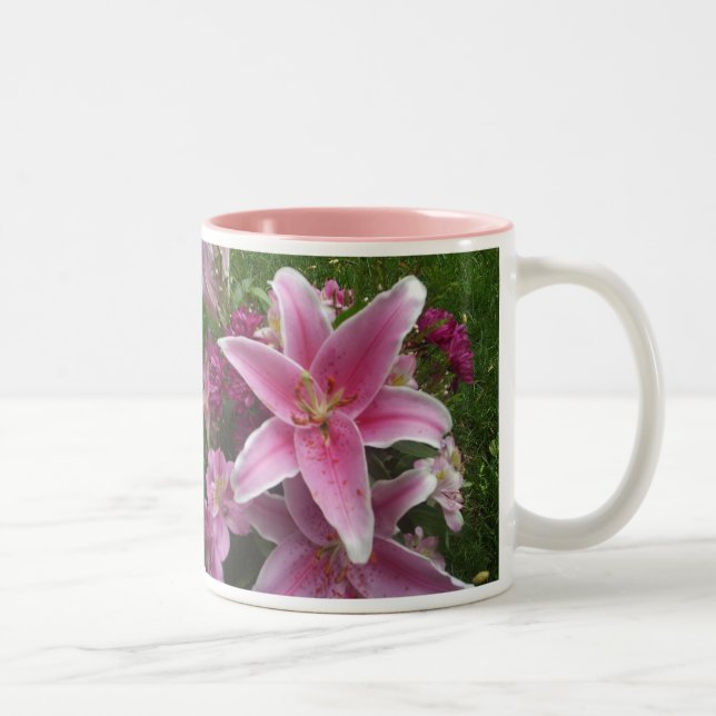 Pink Lily Mug (Right)