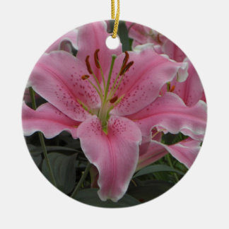 Pink Lily Ornament