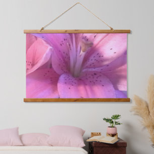 Pink Lily Photography Hanging Tapestry