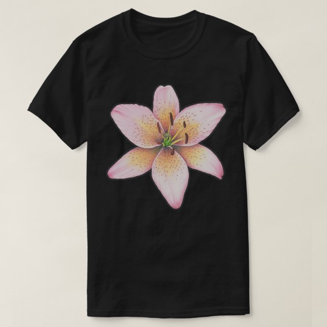 Pink Lily T-Shirt (Design Front)