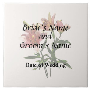 Pink Lily Trio Wedding Products Tile