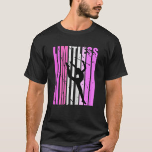 Pink Limitless Rhythmic Gymnastics Birthday Inspir T-Shirt