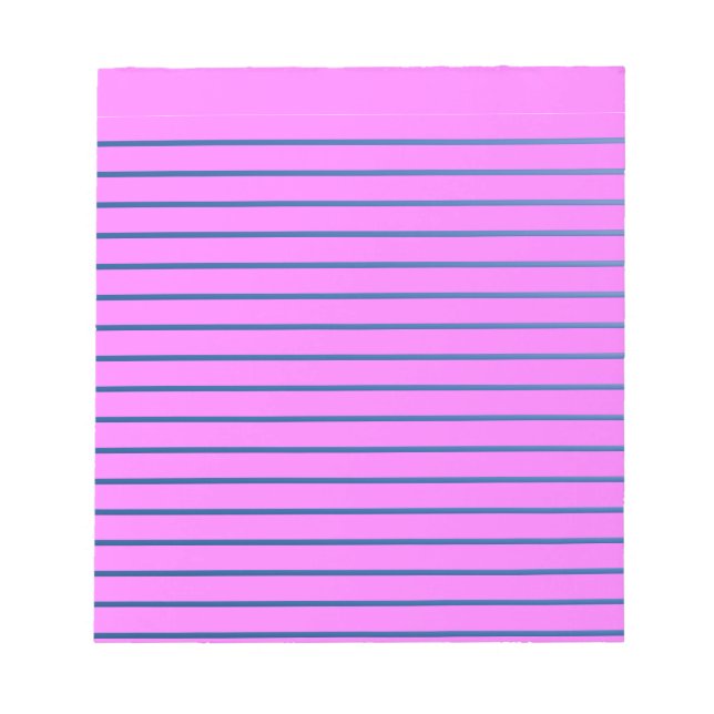 Pink Lined Notepad (Front)