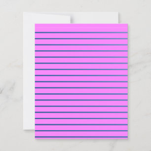 Pink Lined Paper Sheet