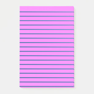 Pink Lined Post-It Notes