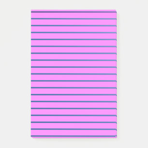 Pink Lined  Post-it Notes