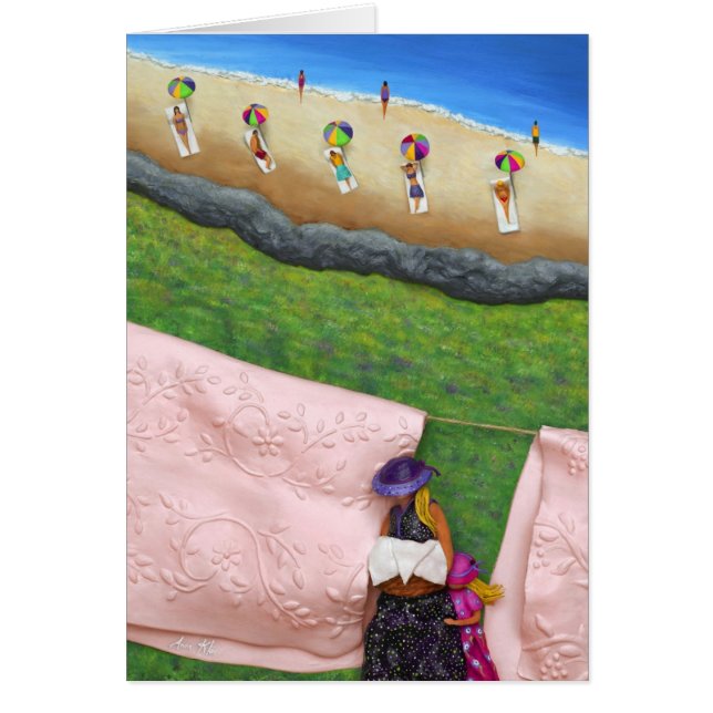 Pink Linen Card (Front)