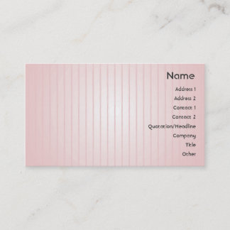 Pink Lines - Business Card