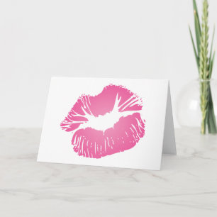 Pink LIps Card