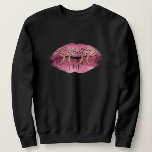 Pink Lips Gold XOXO Sweatshirt