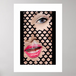 Pink Lips Poster