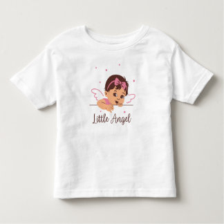 Pink Little Angel Wings Cute Baby Girl Toddler T-Shirt